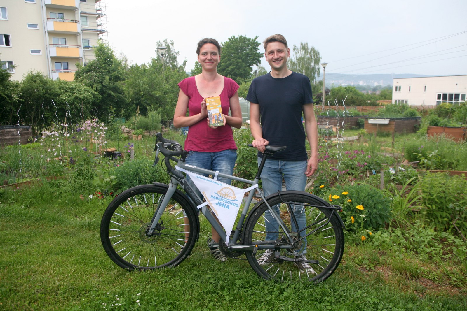 Jena Winzerla. Radentscheid Luise Loob und Martin Zimmer