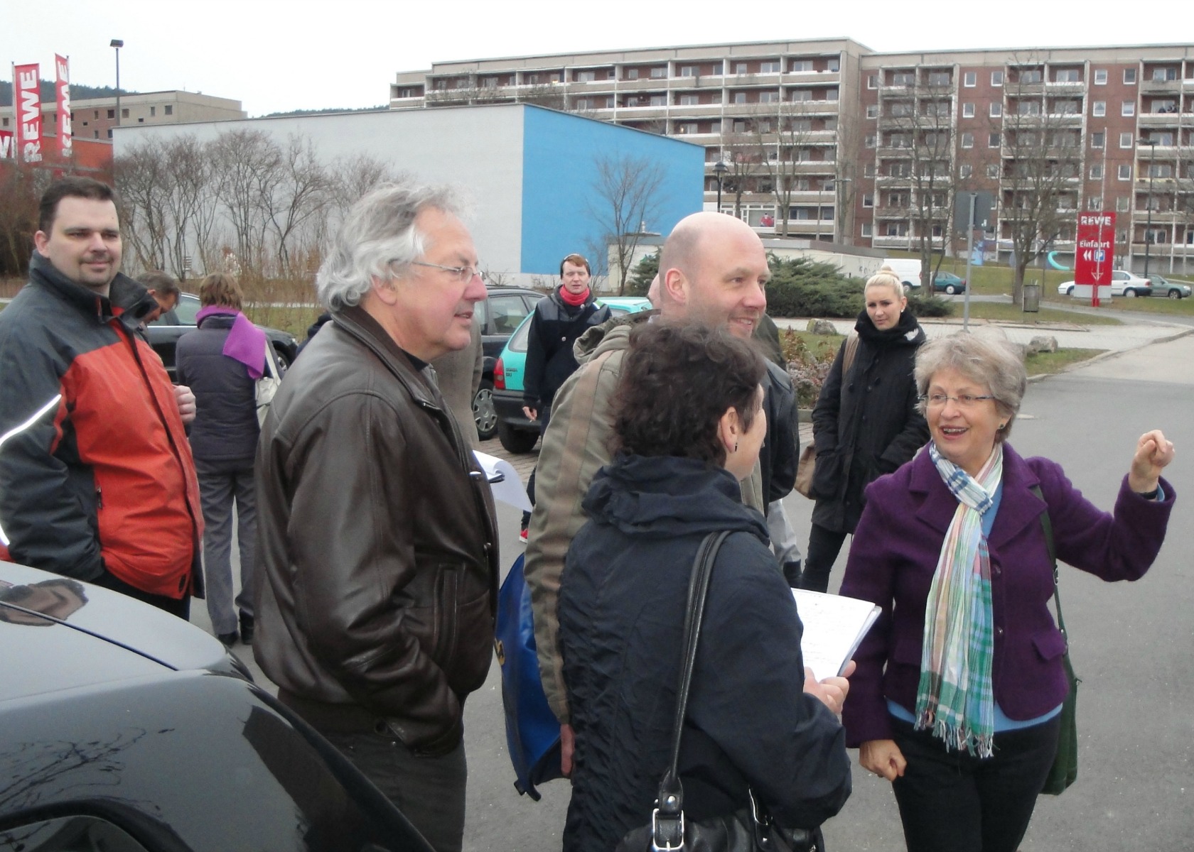 Planungswerkstatt Begehung 09.04.13