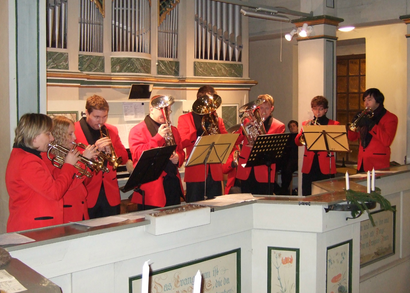 Jena Winzerla. Blech trifft Orgel