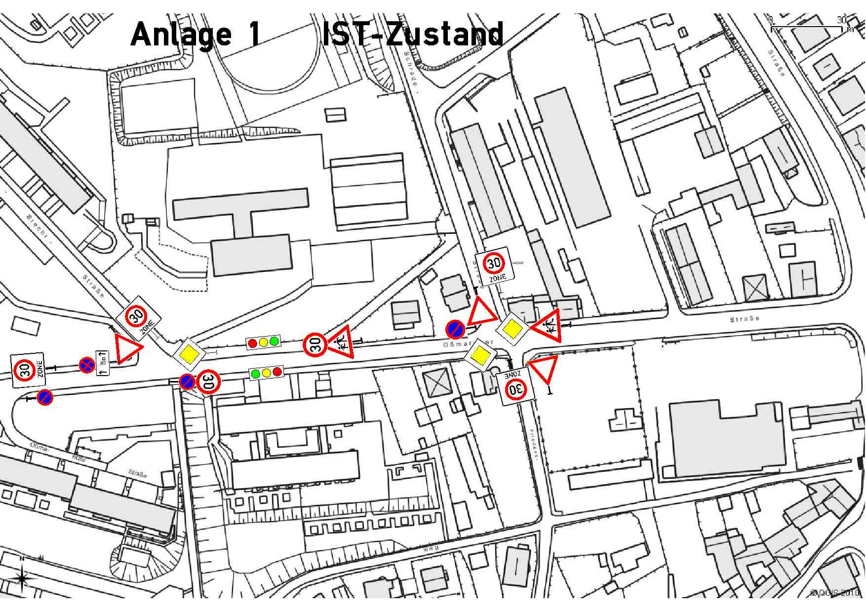 Jena Winzerla. Oßmaritzer Straße vorher