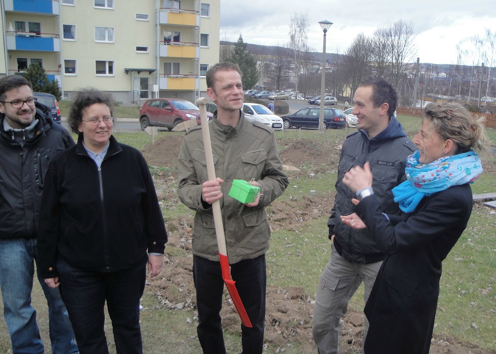 Jena Winzerla. Spendenübergabe 13.02.14