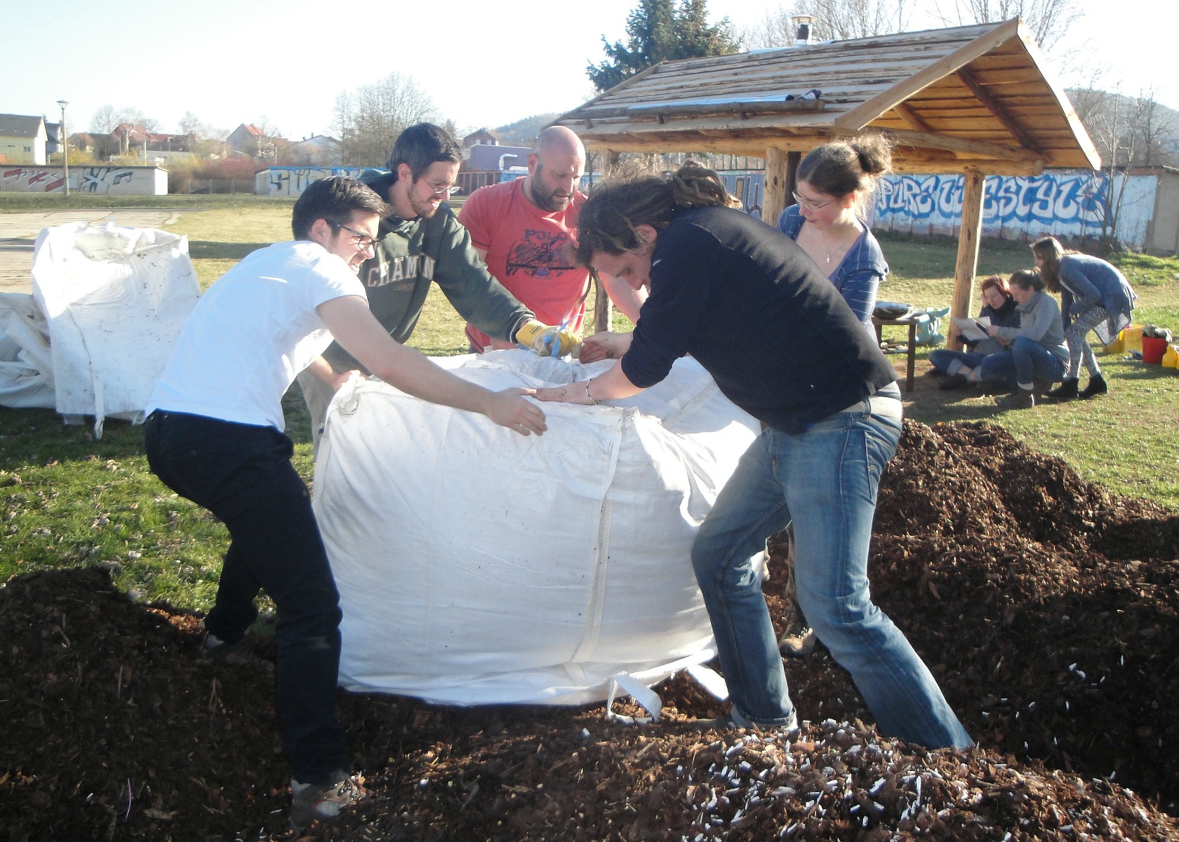 Jena Winzerla. Umgrabetag 12.03.14