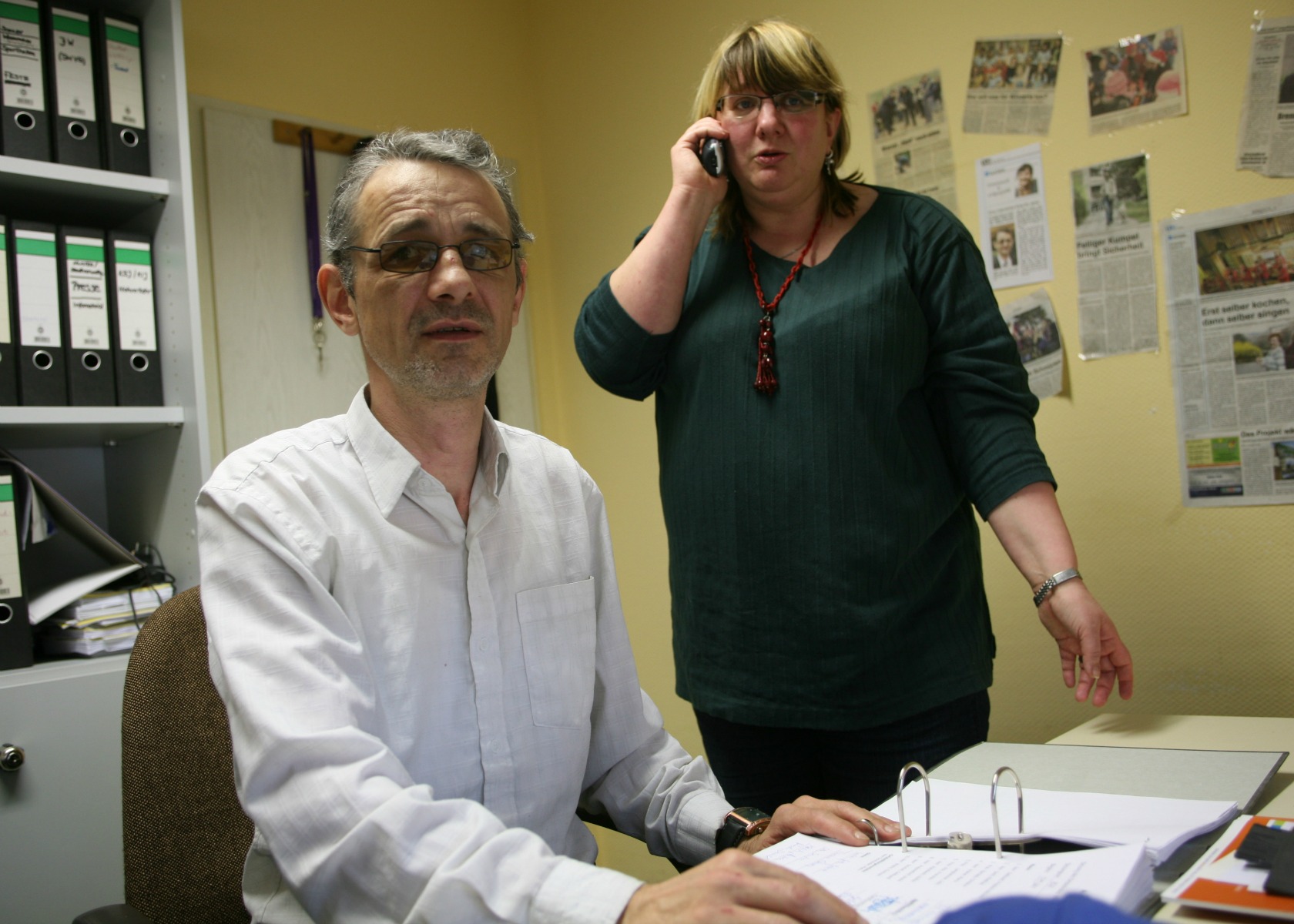 Jena Winzerla. Mario Schmauder und Ulrike Ullrich