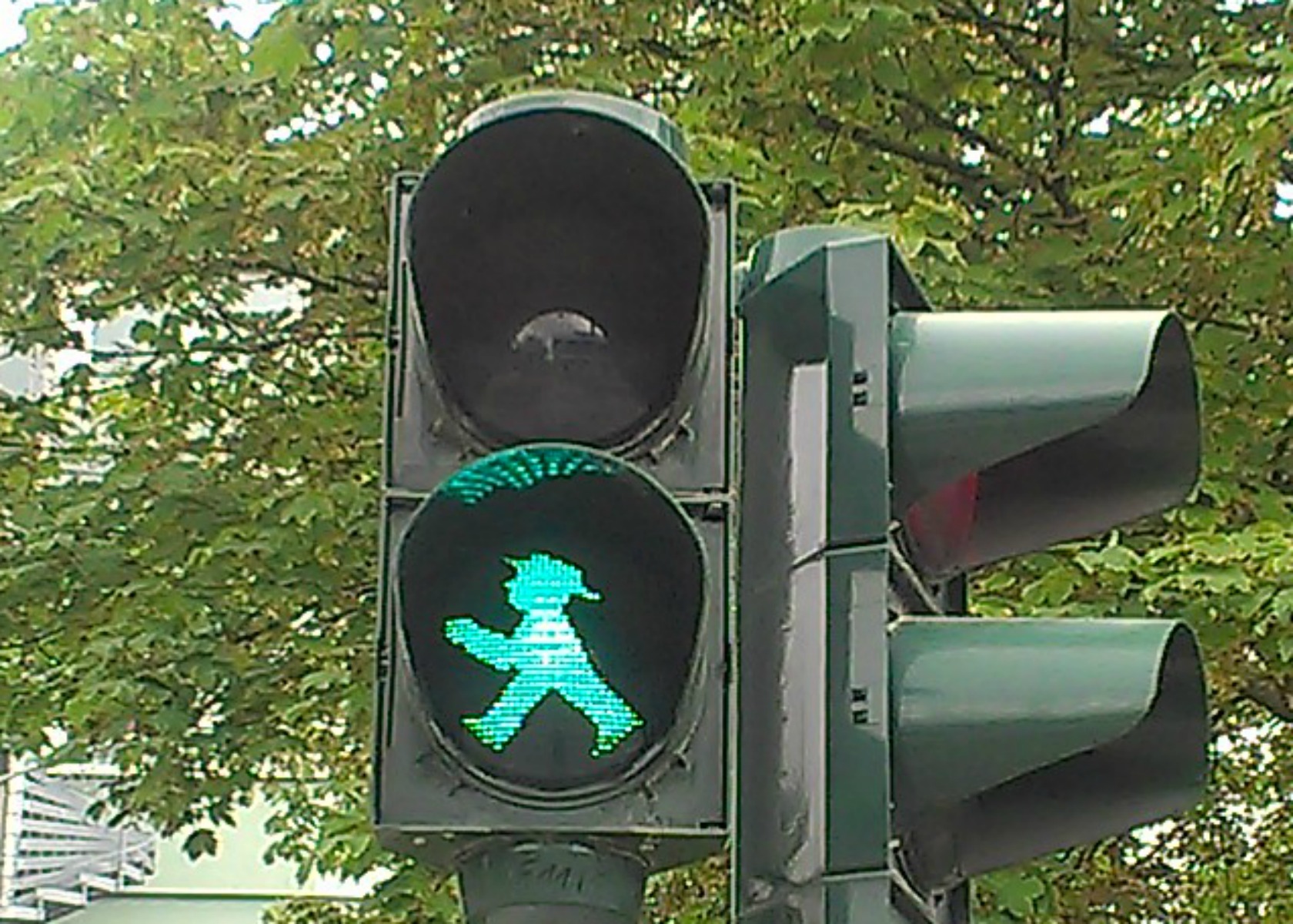 Jena Winzerla. Ampel grün