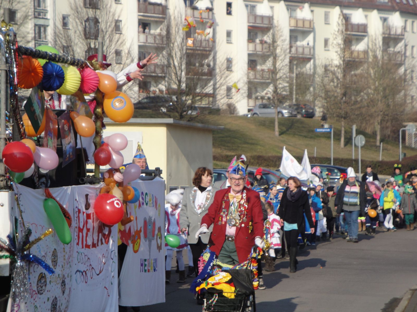 Jena Winzerla. 5. Rosenmontagsumzug in Wnzerla
