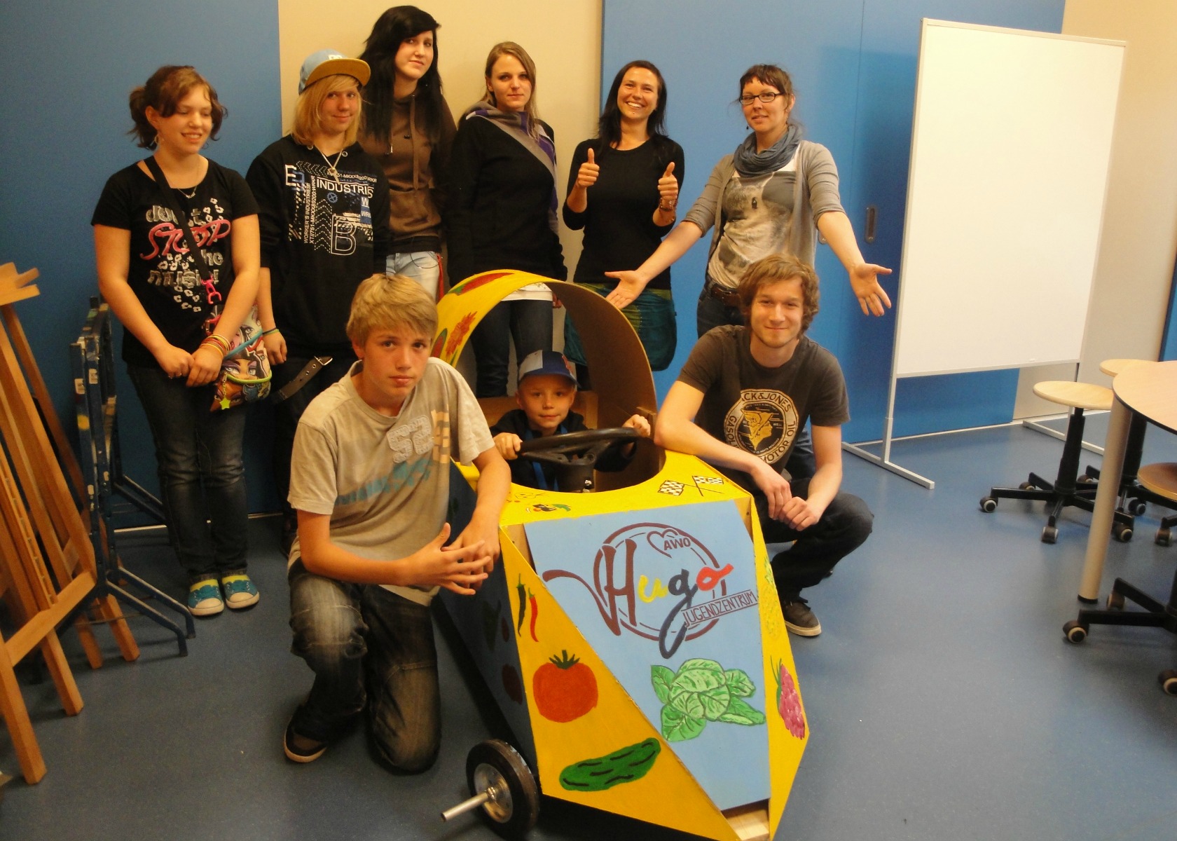 Jena Winzerla. Seifenkistenbau