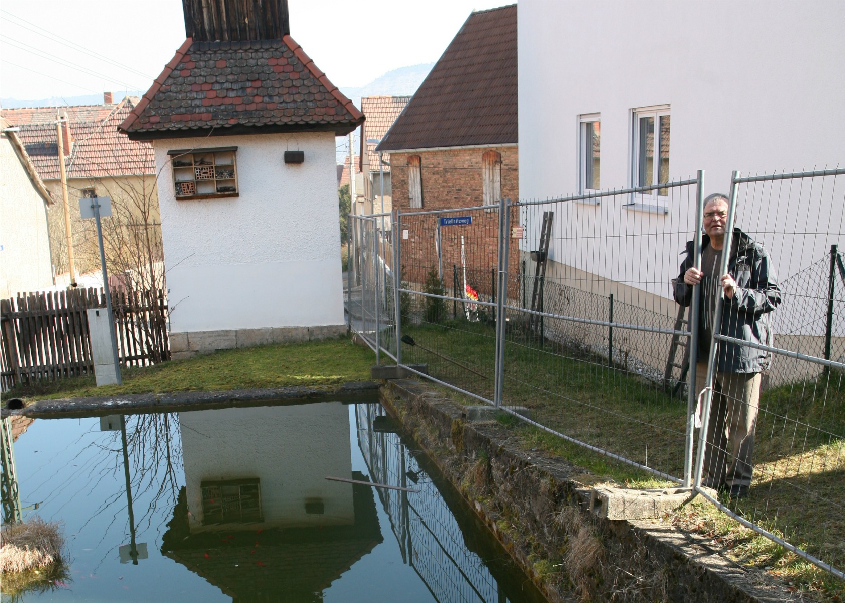 Jena Winzerla. Dorfteich