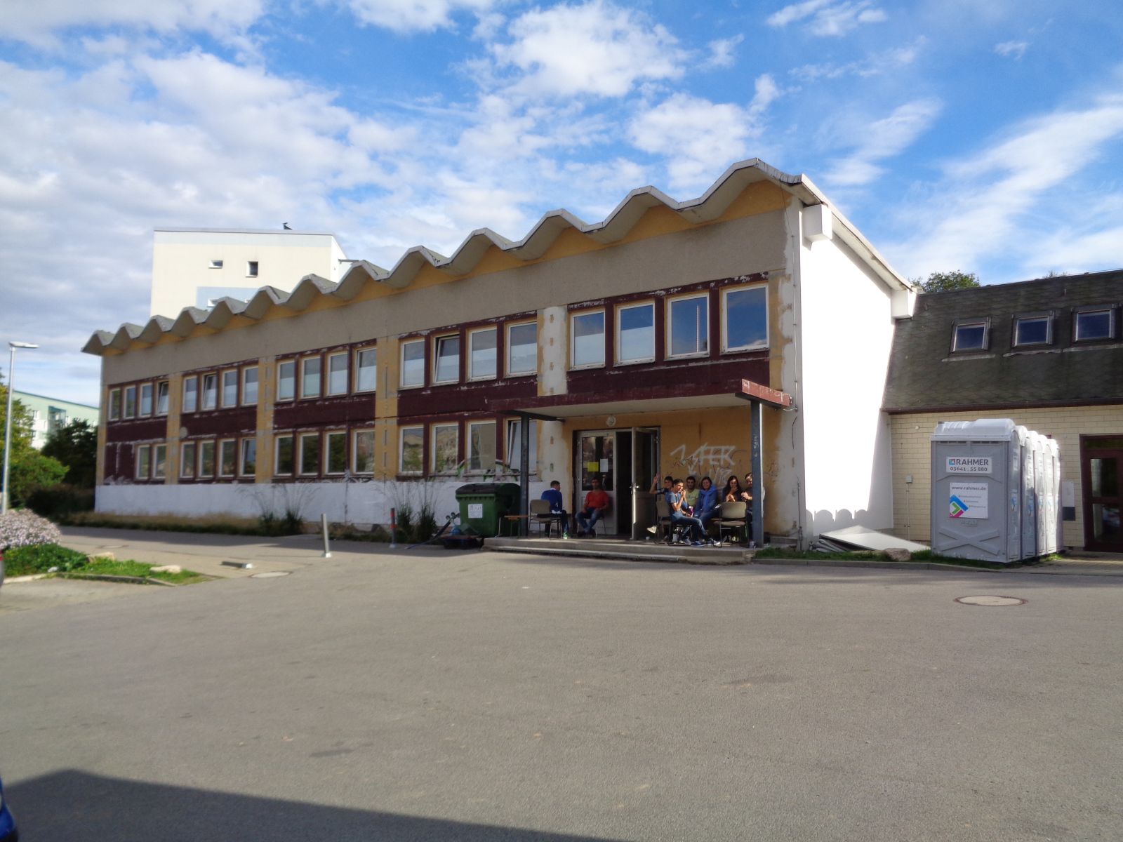 Jena Winzerla. Turnhalle Schrödingerstraße