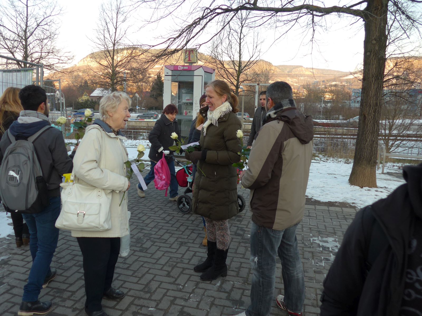 Jena Winzerla. Aktion Weiße Rose