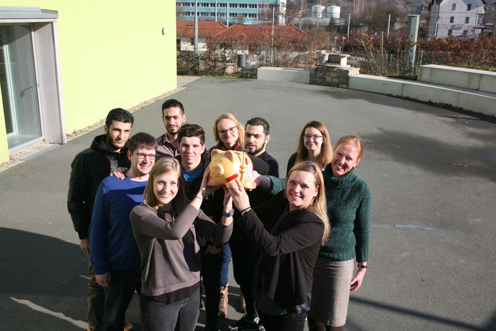 Jena Winzerla. Spendenübergabe an FFK