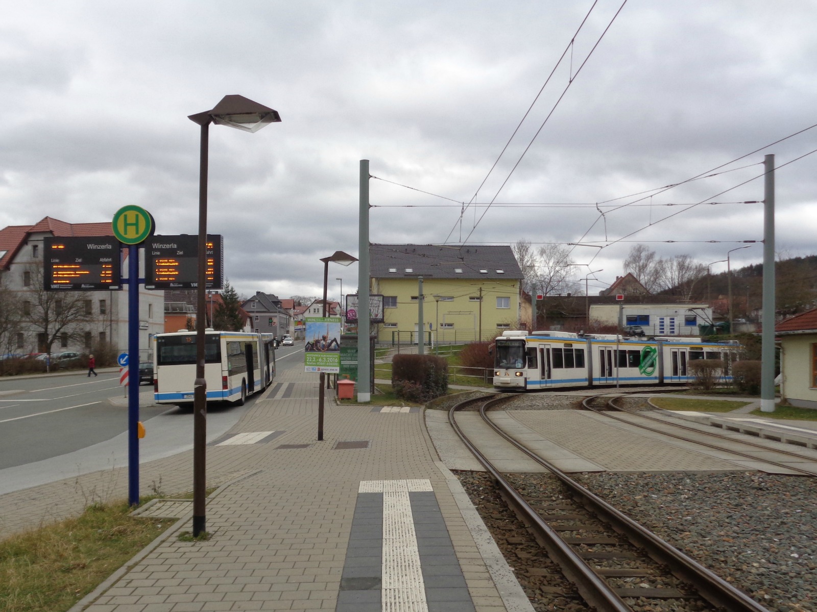 Jena Winzerla. Umfrage Zufriedenheit Fahrplan