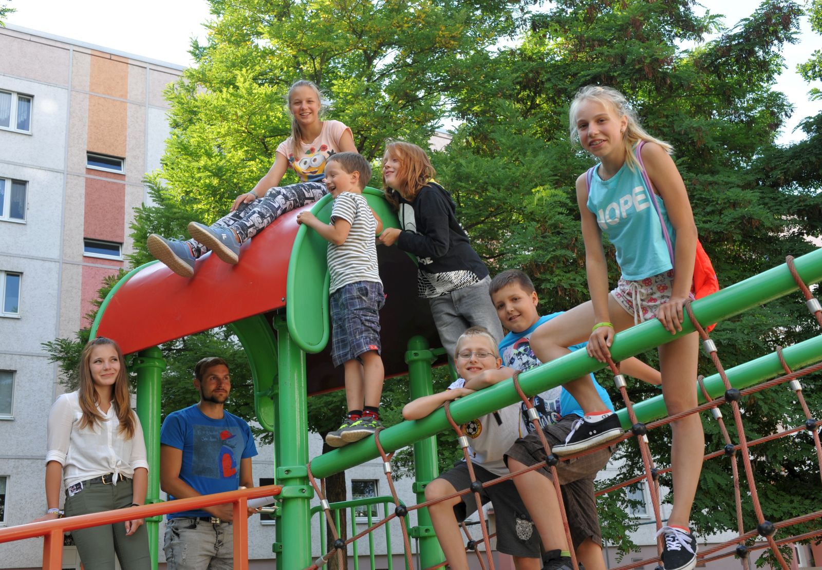 Jena Winzerla. Spielplätze FZL