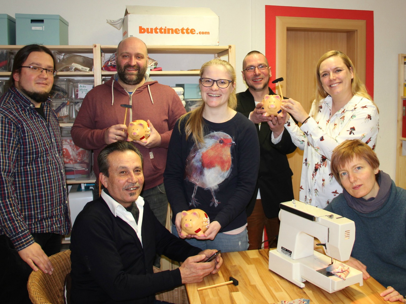 Jena Winzerla. Übergabe Spenden