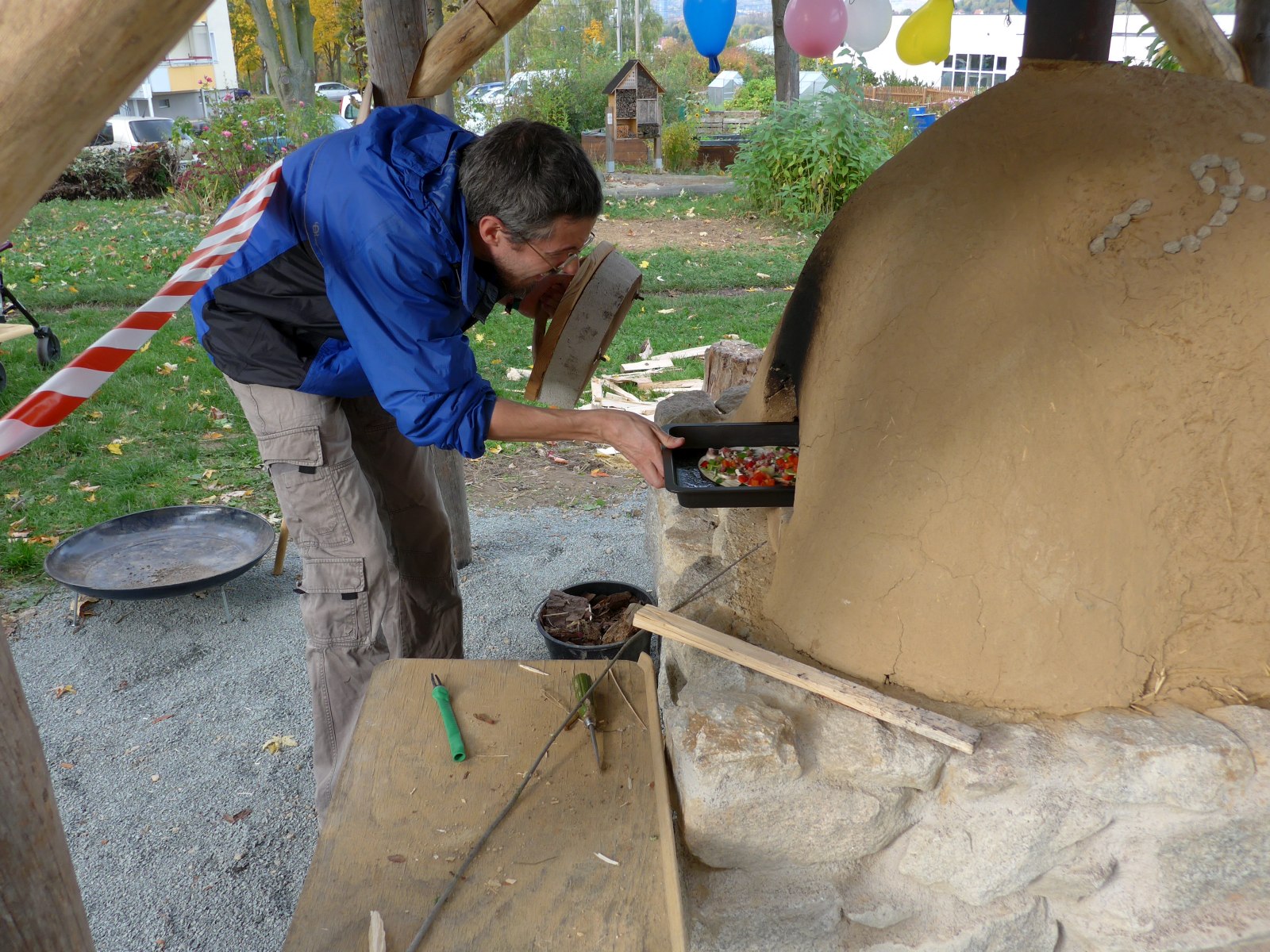 Jena Winzerla. Einweihung Lehmofen