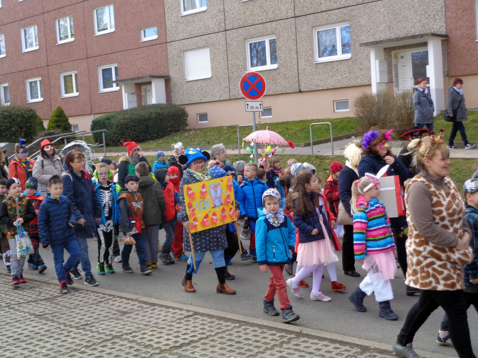 Jena Winzerla. Rosenmontag