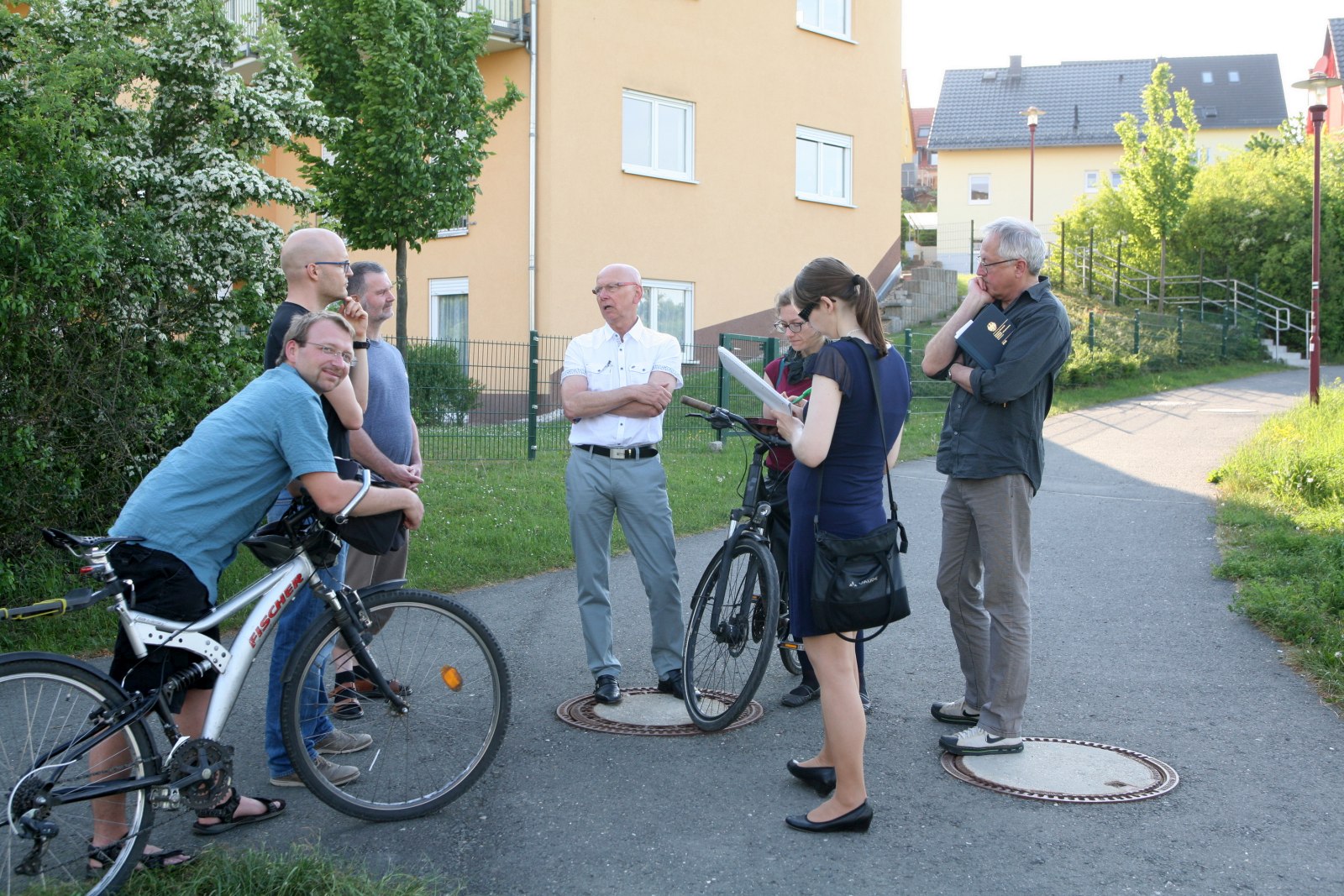 Jena Winzerla. Begehung OTR Namensgebung