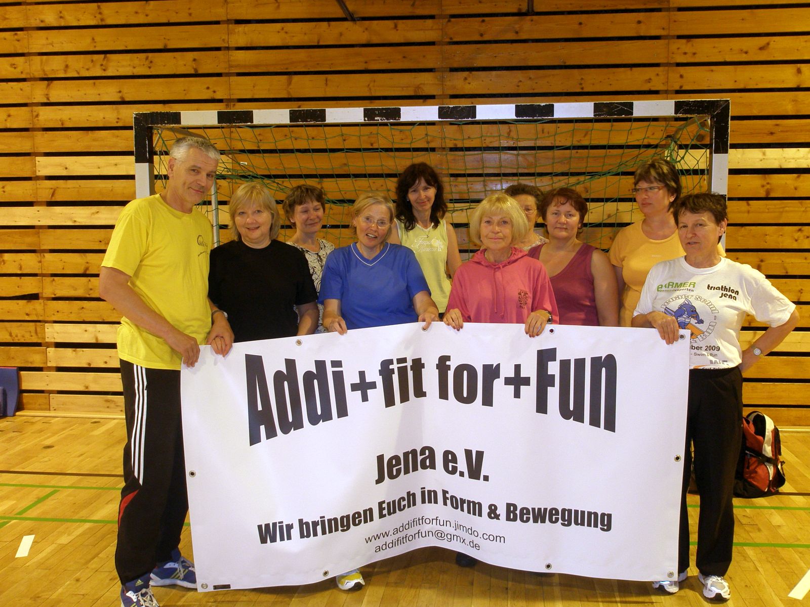 Jena Winzerla. Sportfest mit Addi Fit for Fun