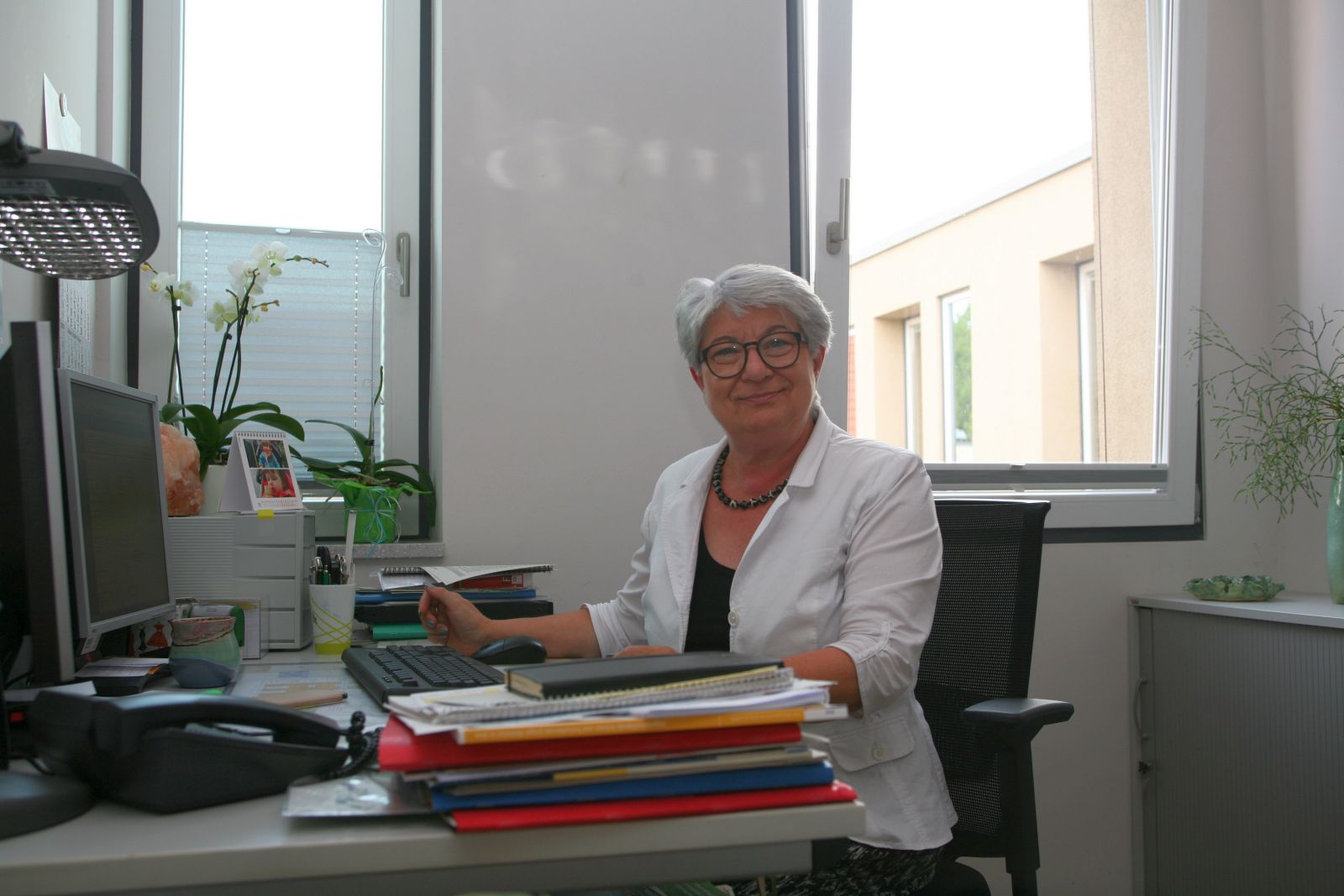 Jena Winzerla. Altenhilfeplanerin Gabriela Pippart