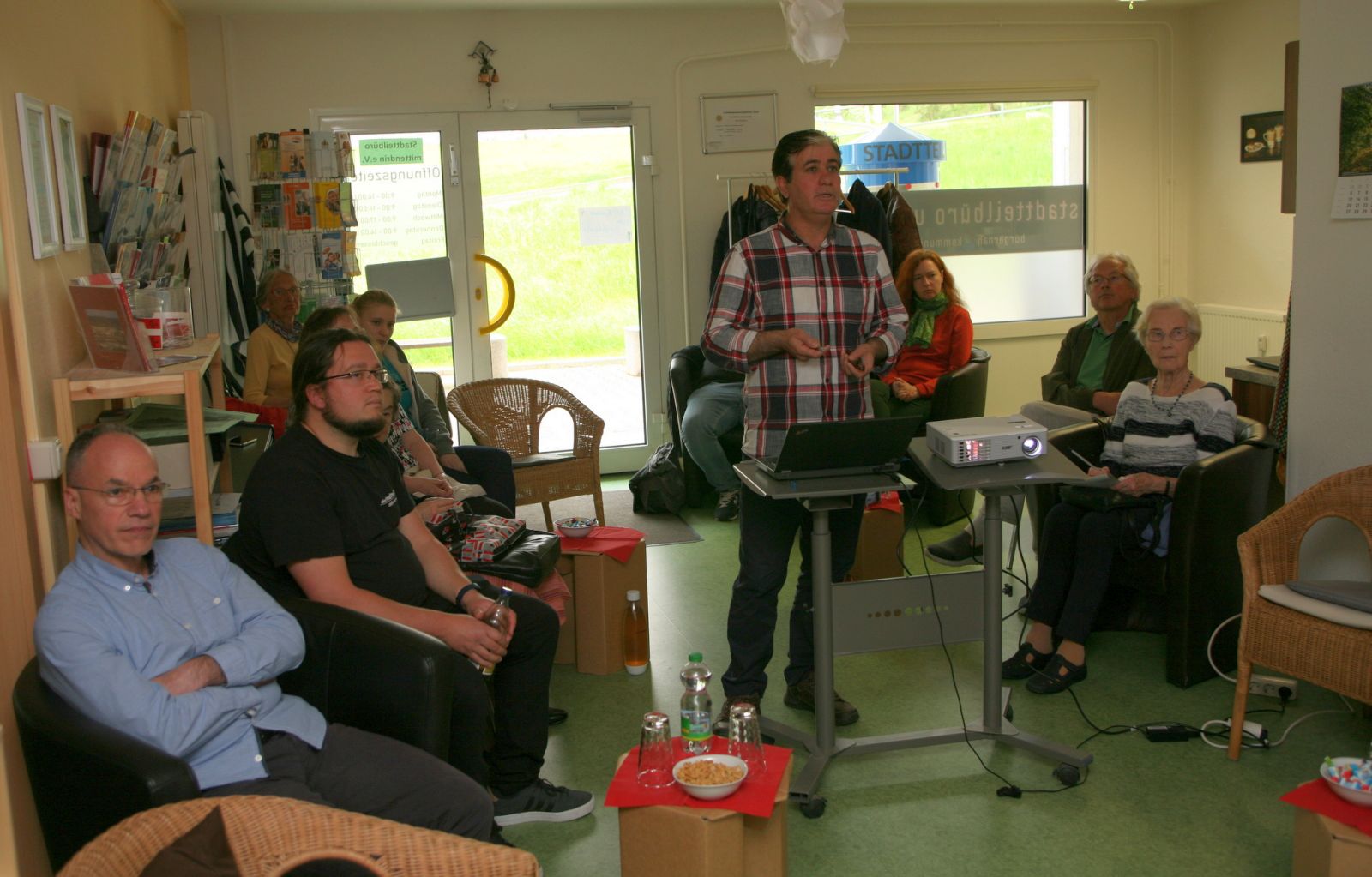 Jena Winzerla. Erzählcafé mit Hussein Saleh