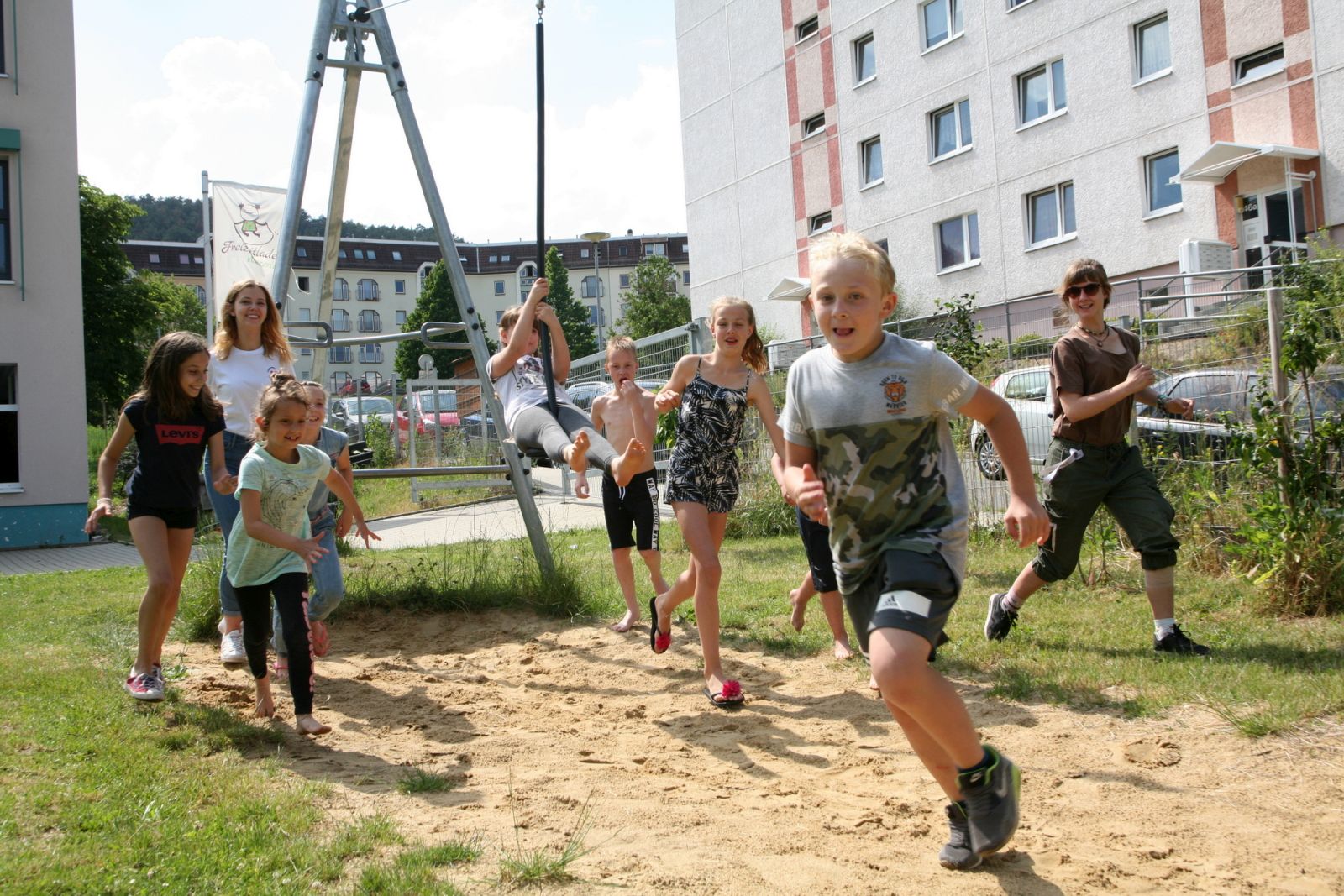 Jena Winzerla. Ferienauftakt