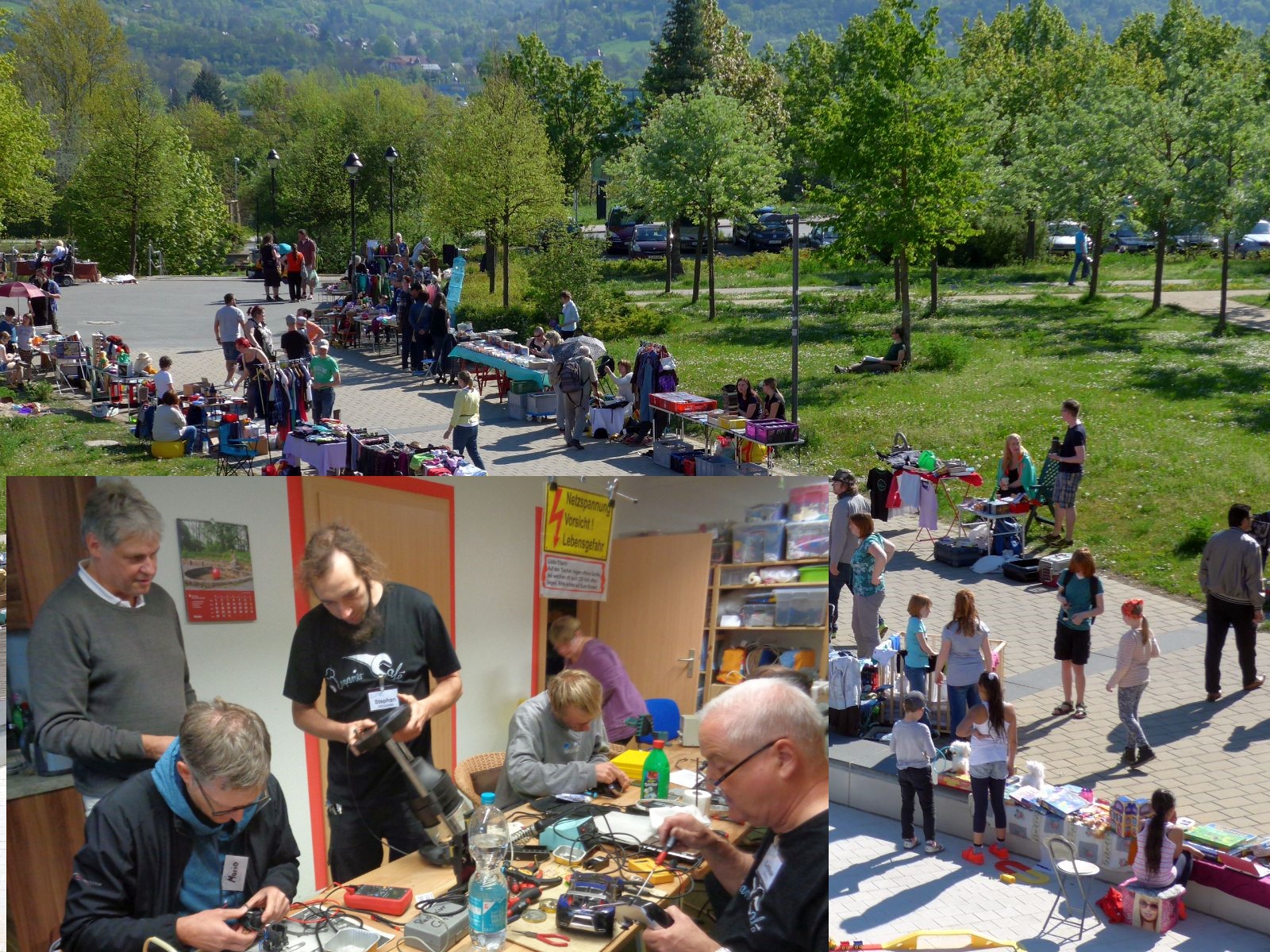 Jena Winzerla. Trödel trifft Repariercafé