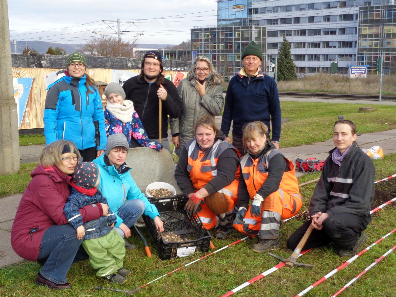 Jena Winzerla. Pflanzaktion