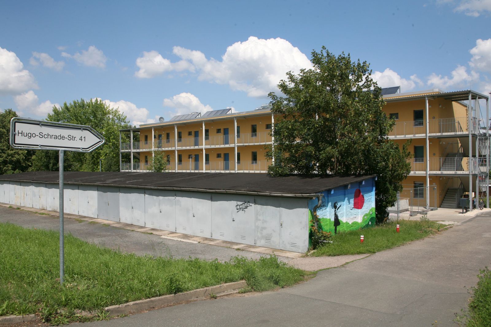 Jena Winzerla. Gemeinschaftsunterkunft ehemals