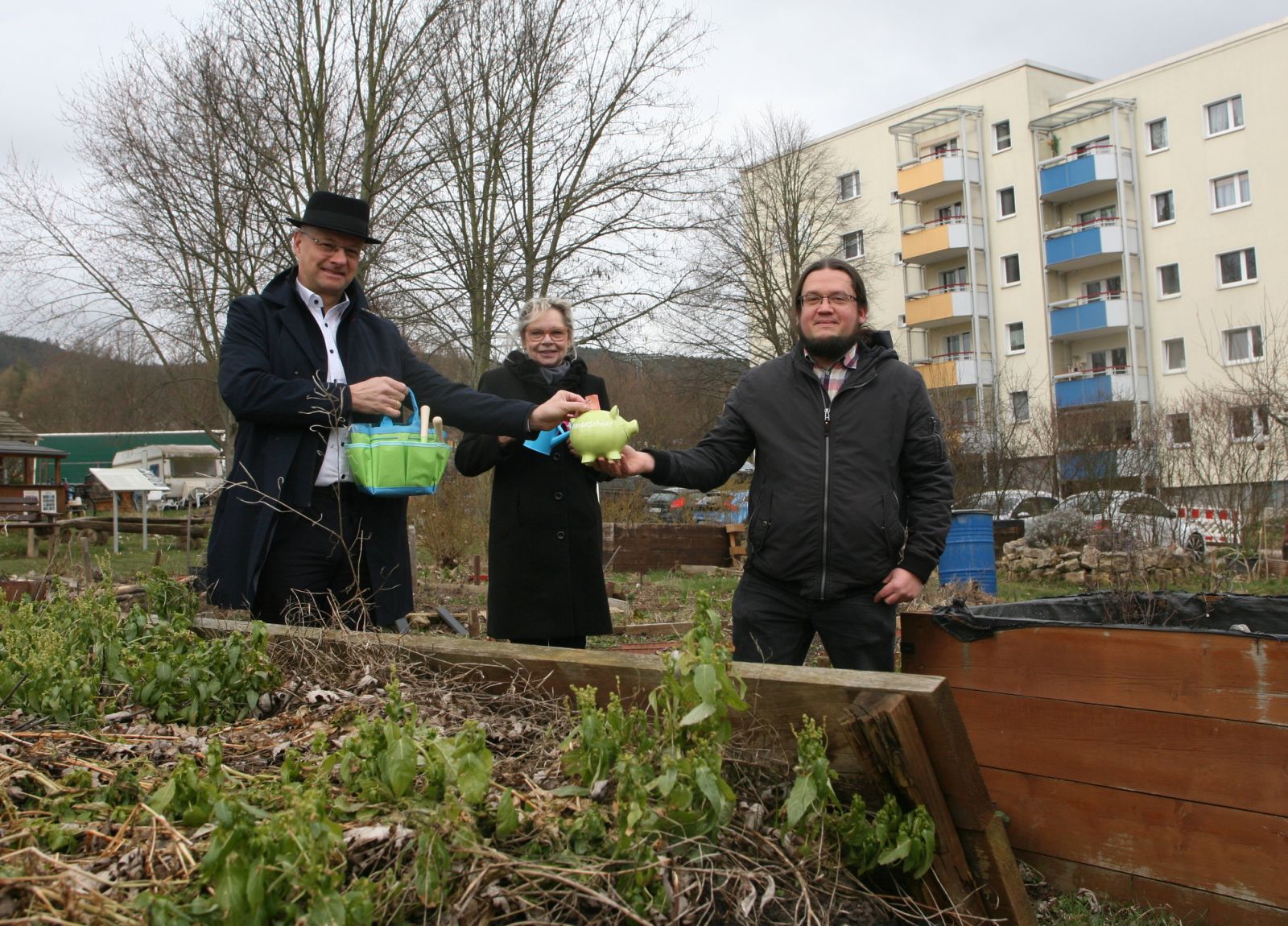 Jena Winzerla. Spendenübergabe