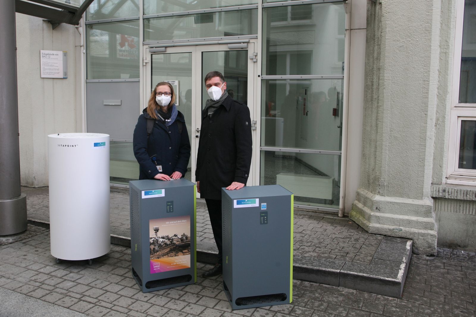 Jena Winzerla. Wider Corona - Luftfilter