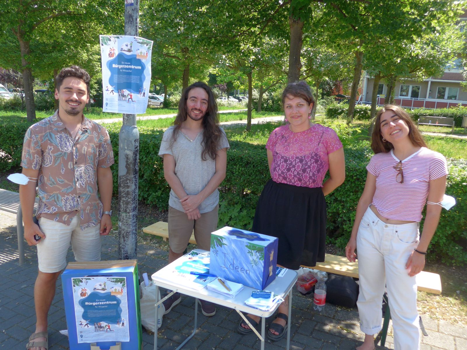 Jena Winzerla. Bauhaus Studenten BZ