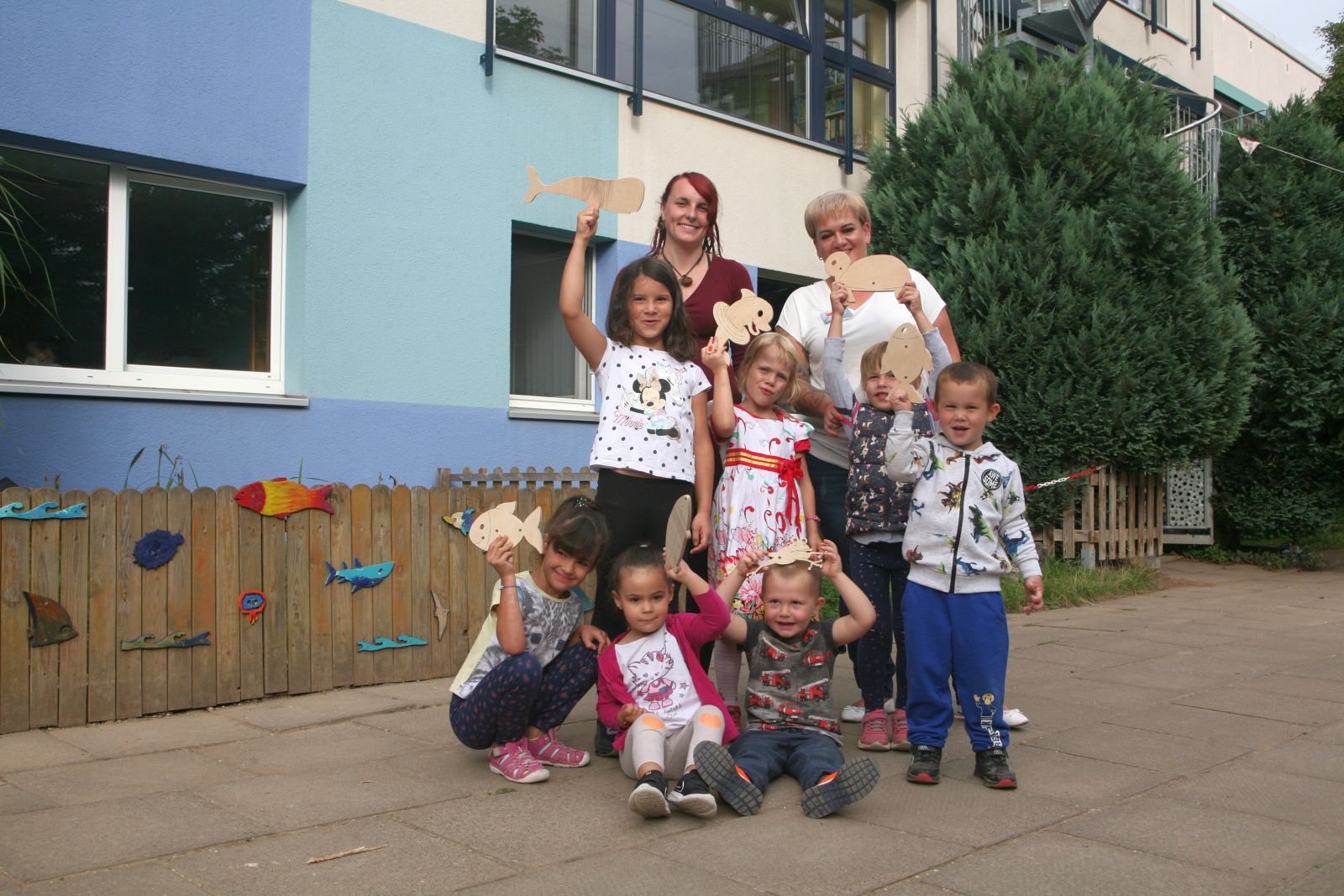Jena Winzerla. Projekt Wasserwesen Pusteblume
