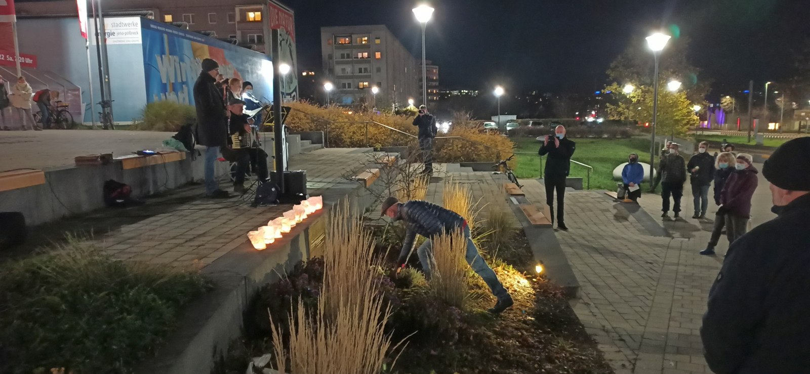 Jena Winzerla. 09.11. Erinnerung an die NSU Opfer